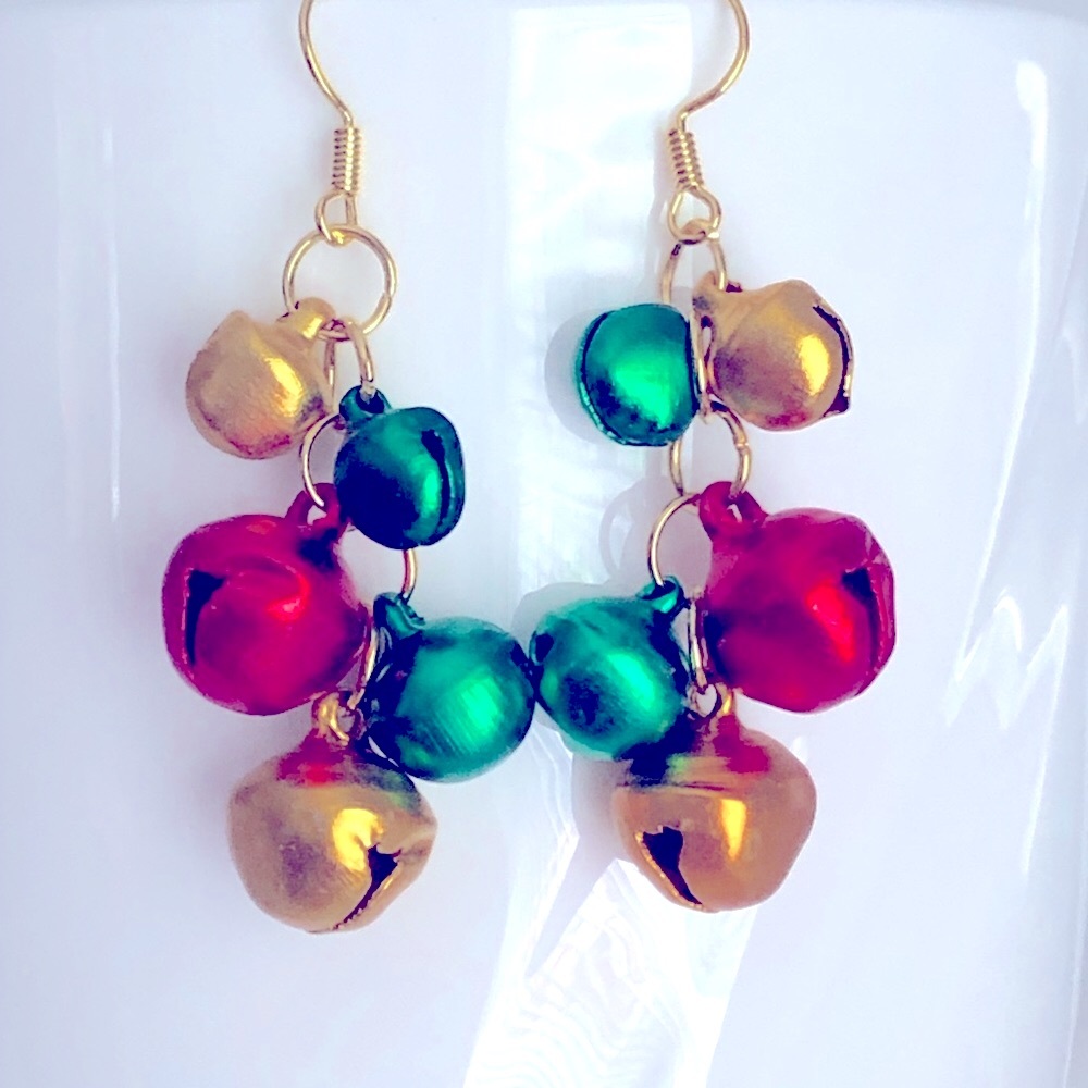 New Jingle Bell Christmas Holiday Earrings Handmade Ugly Christmas Sweater Ideas